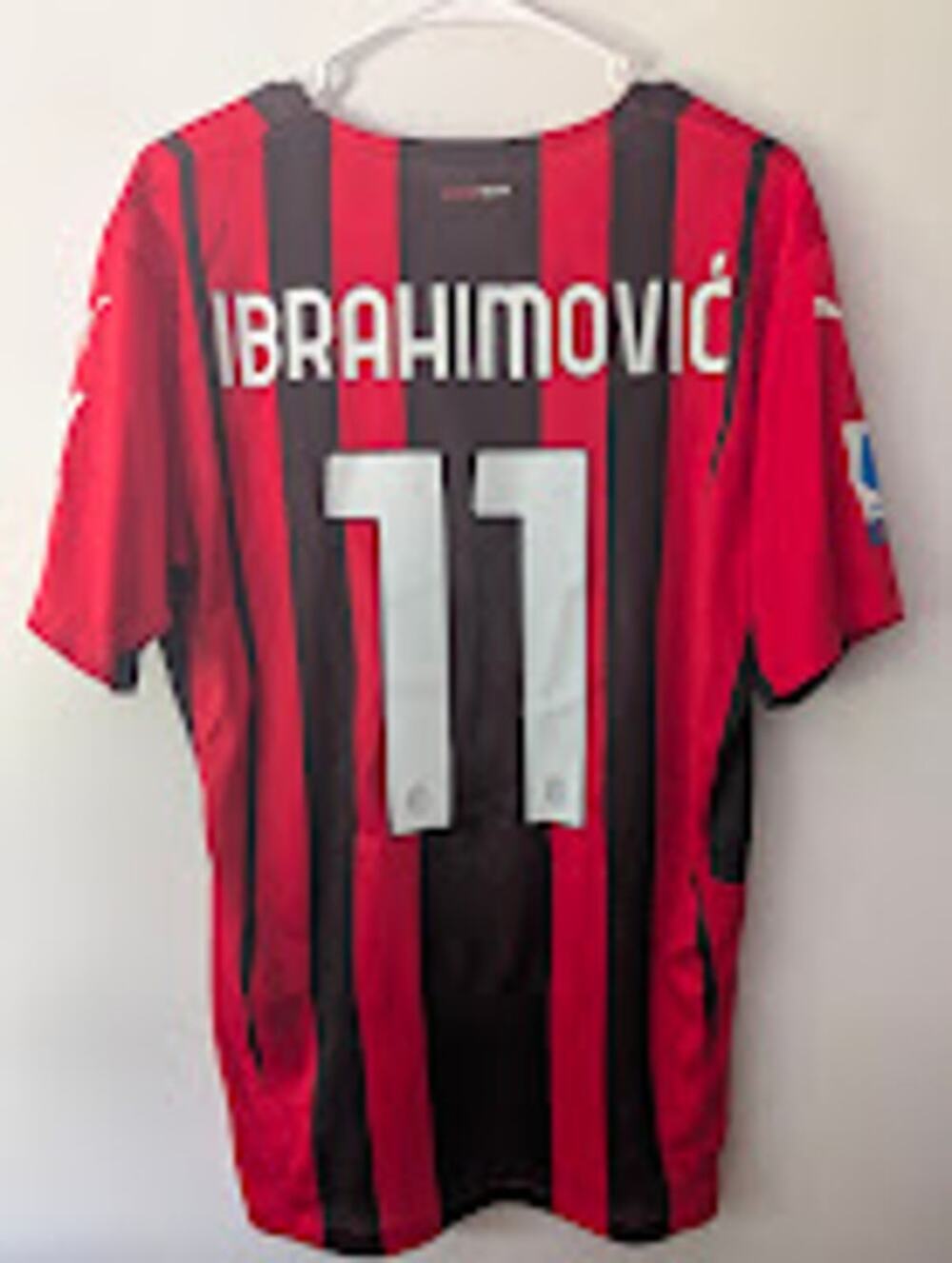 AC Milan 2021-22 Home Zlatan Ibrahimovic #11 Jersey Men's XL Puma Player Version